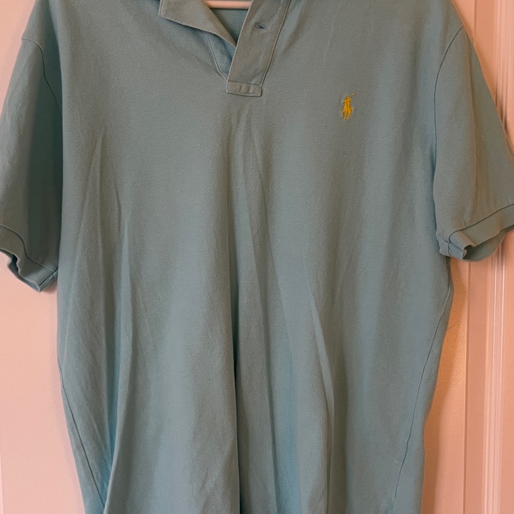 Polo by Ralph Lauren Men's Sky Blue Polo Shirt